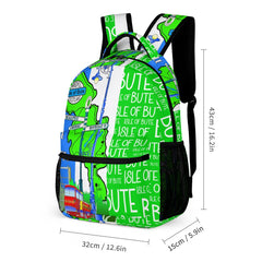 Isle of Bute Medium size Backpack/Lunch Bag/Cosmetic-Pencil Case - Free p&p Worldwide