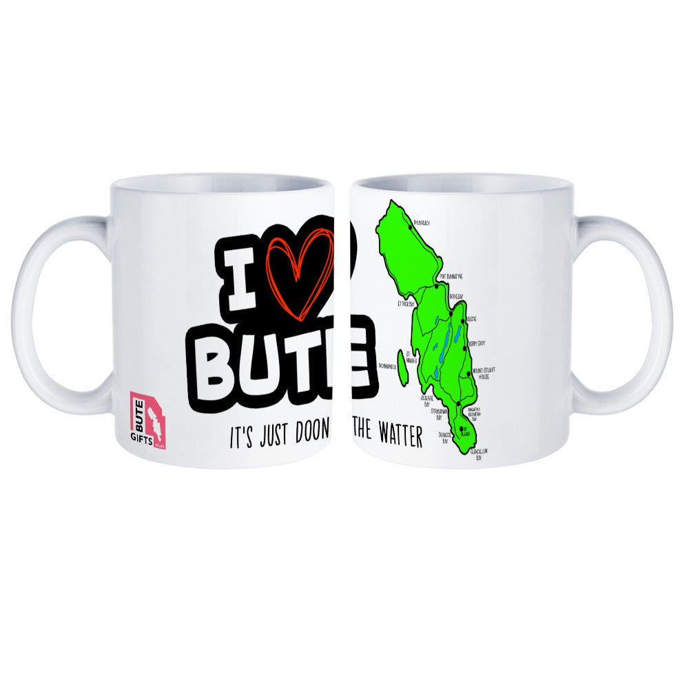 I Love Bute Mug | Isle of Bute Scottish Gift