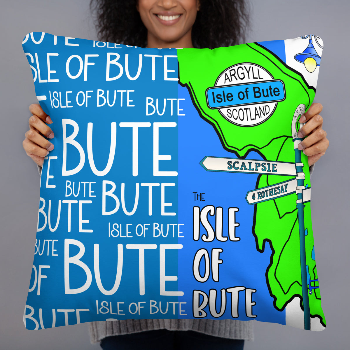 Isle of Bute Cushion - Free p&p Worldwide