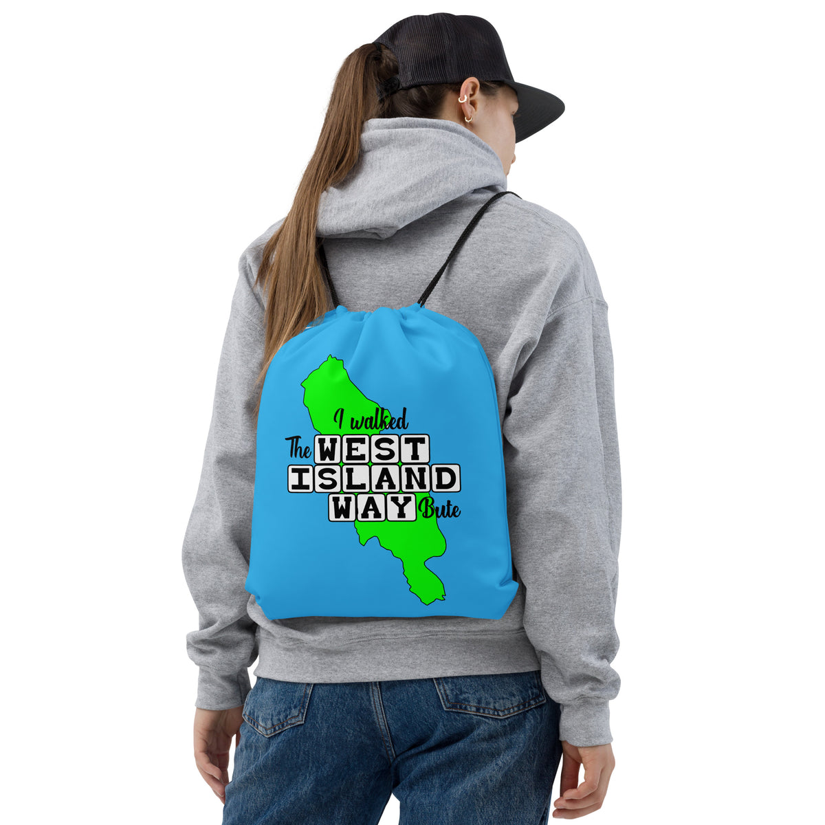 West Island Way Drawstring bag - FREE p&p Worldwide