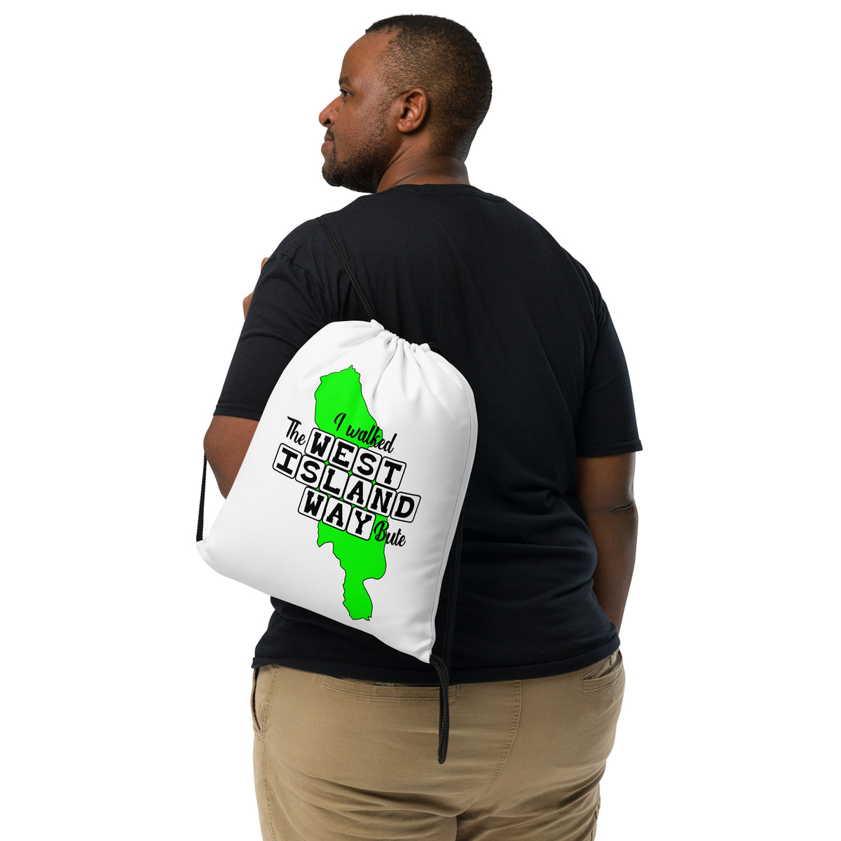 West Island Way Drawstring bag - FREE p&p Worldwide
