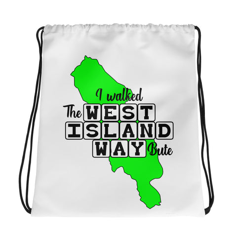 West Island Way Drawstring bag - FREE p&p Worldwide