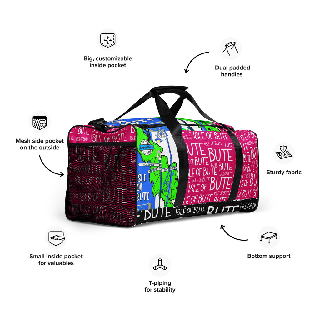 Isle of Bute Large Duffle/Gym bag - Free p&p Worldwide