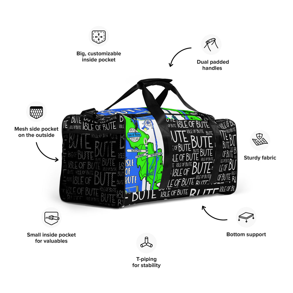 Isle of Bute Large Duffle/Gym bag - Free p&p Worldwide