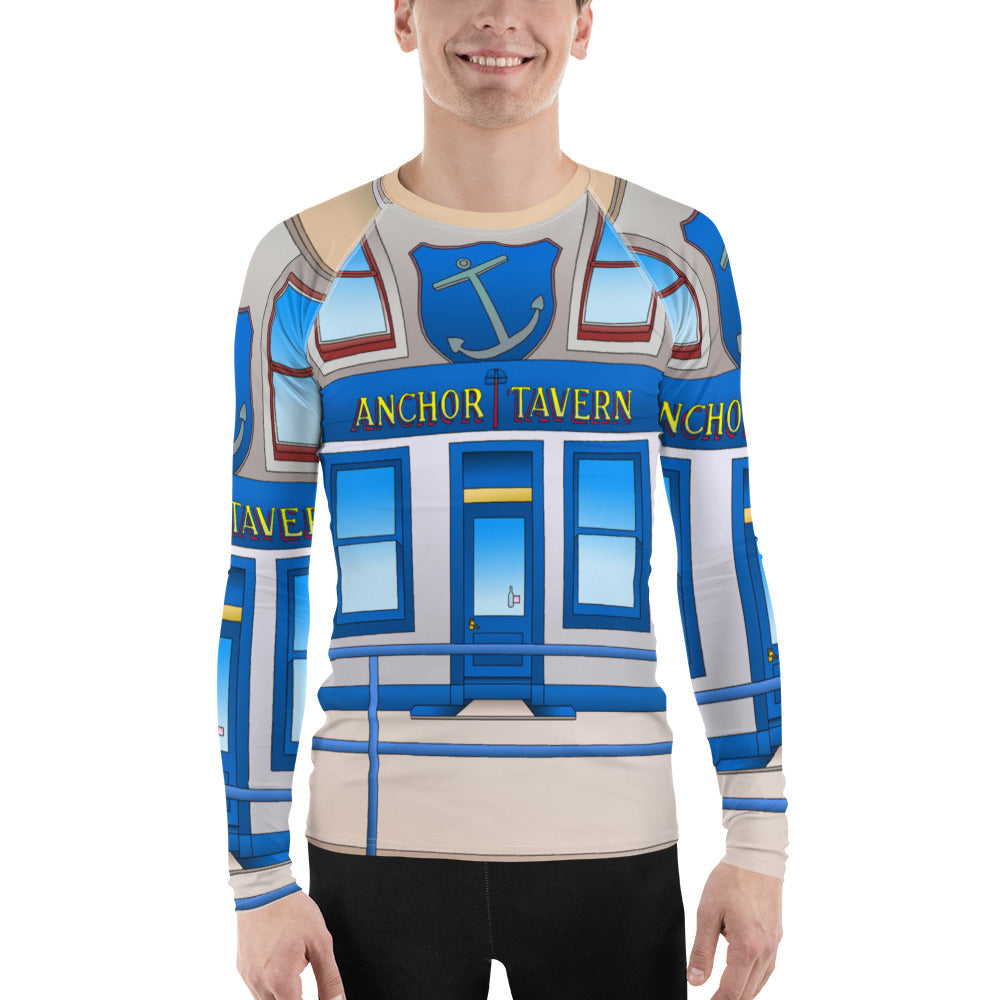 The Anchor Men's Long Sleeve Top - Rash Guard