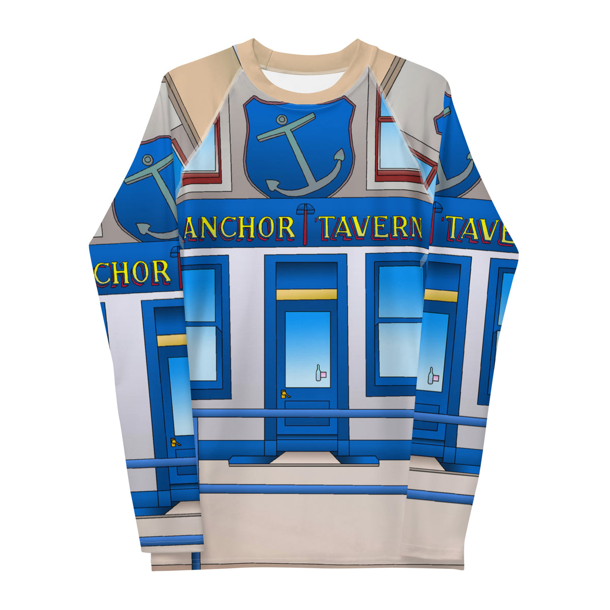 The Anchor Men's Long Sleeve Top - Rash Guard