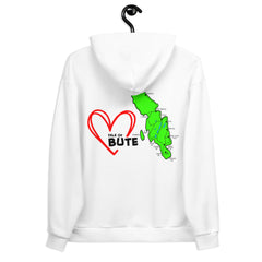 I love Bute Unisex Hoodie FREE p&p Worldwide