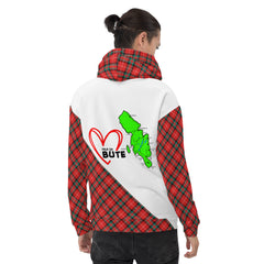 I love Bute Unisex Hoodie FREE p&p Worldwide