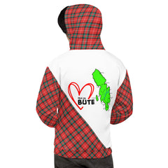 I love Bute Unisex Hoodie FREE p&p Worldwide