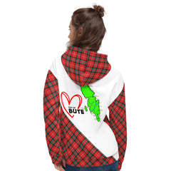 I love Bute Unisex Hoodie FREE p&p Worldwide