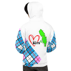 I love Bute Unisex Hoodie FREE p&p Worldwide