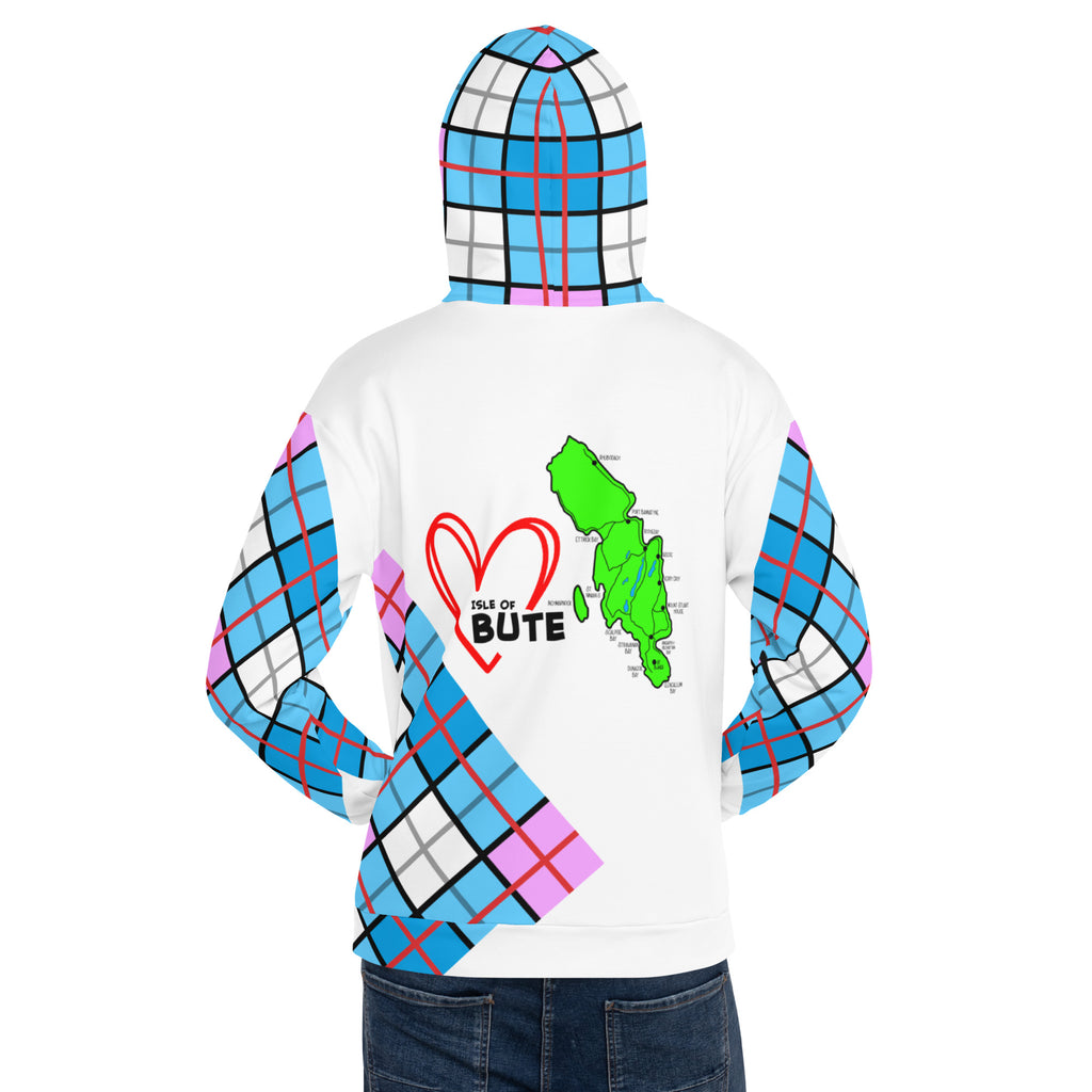 I love Bute Unisex Hoodie FREE p&p Worldwide