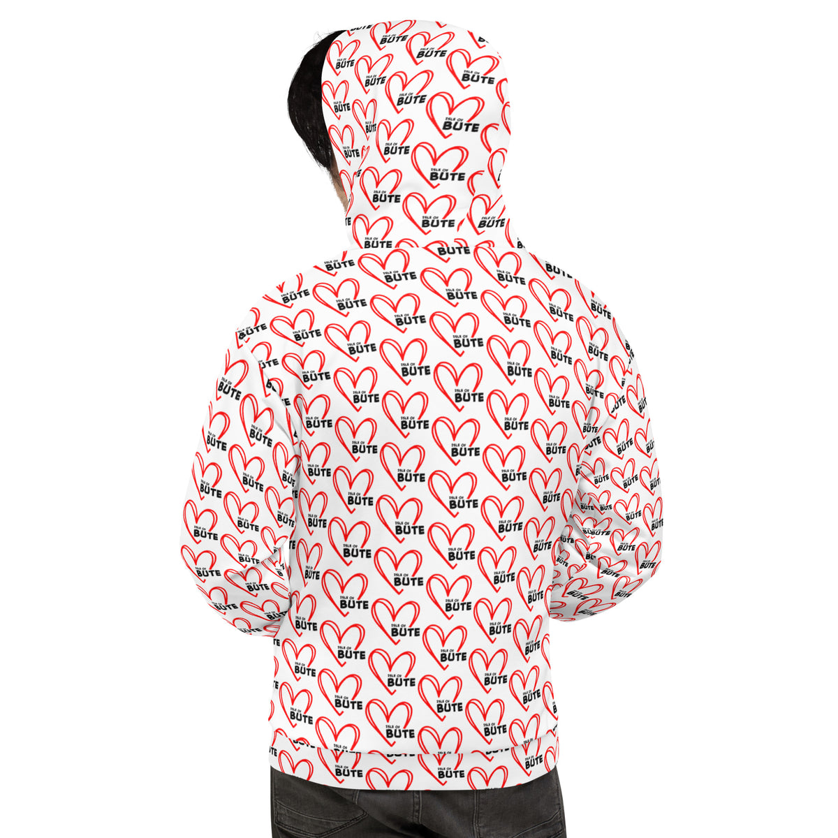 I love Bute Unisex Hoodie FREE p&p Worldwide