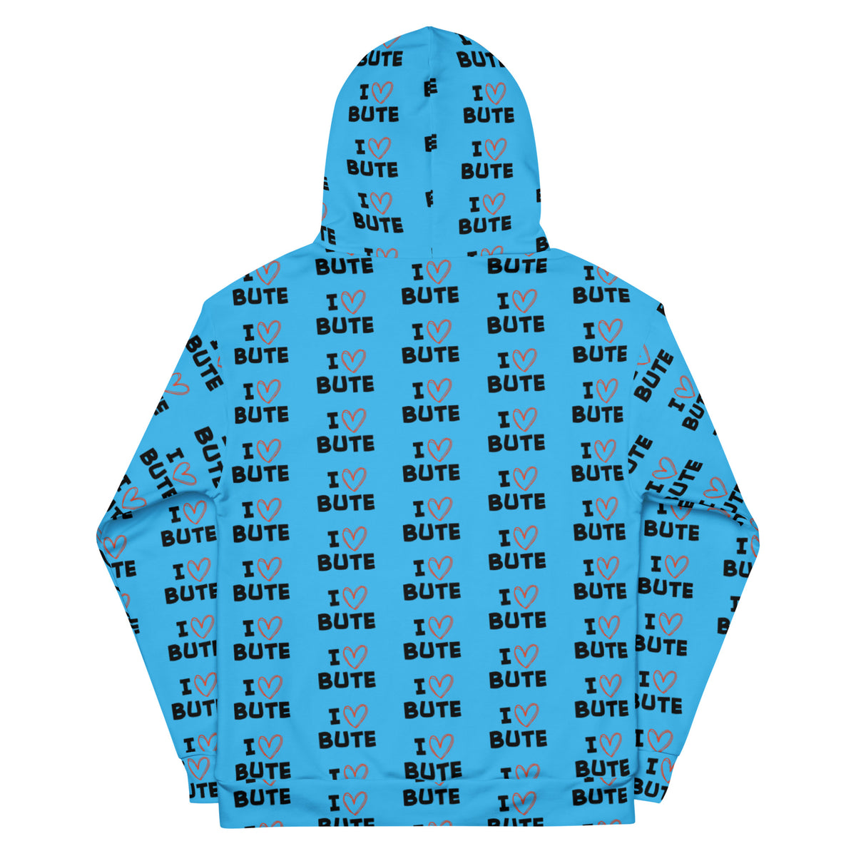I love Bute Unisex Hoodie FREE p&p Worldwide