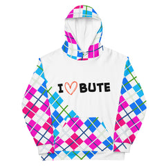 I love Bute Unisex Hoodie FREE p&p Worldwide