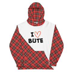 I love Bute Unisex Hoodie FREE p&p Worldwide