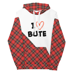 I love Bute Unisex Hoodie FREE p&p Worldwide