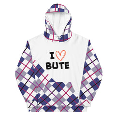 I love Bute Unisex Hoodie FREE p&p Worldwide