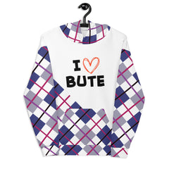 I love Bute Unisex Hoodie FREE p&p Worldwide