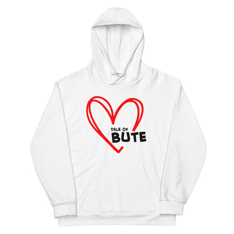 I love Bute Unisex Hoodie FREE p&p Worldwide
