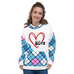 I love Bute Unisex Hoodie FREE p&p Worldwide