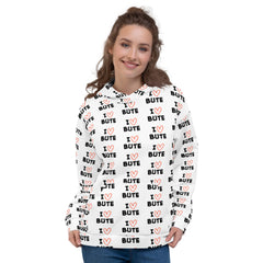 I love Bute Unisex Hoodie FREE p&p Worldwide