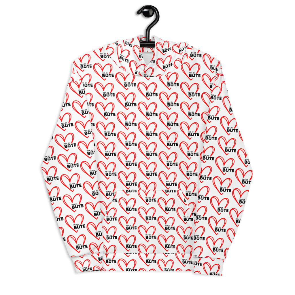 I love Bute Unisex Hoodie FREE p&p Worldwide