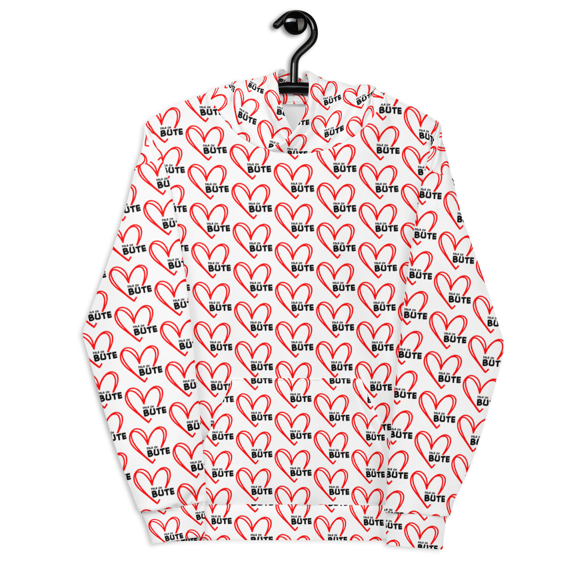 I love Bute Unisex Hoodie FREE p&p Worldwide