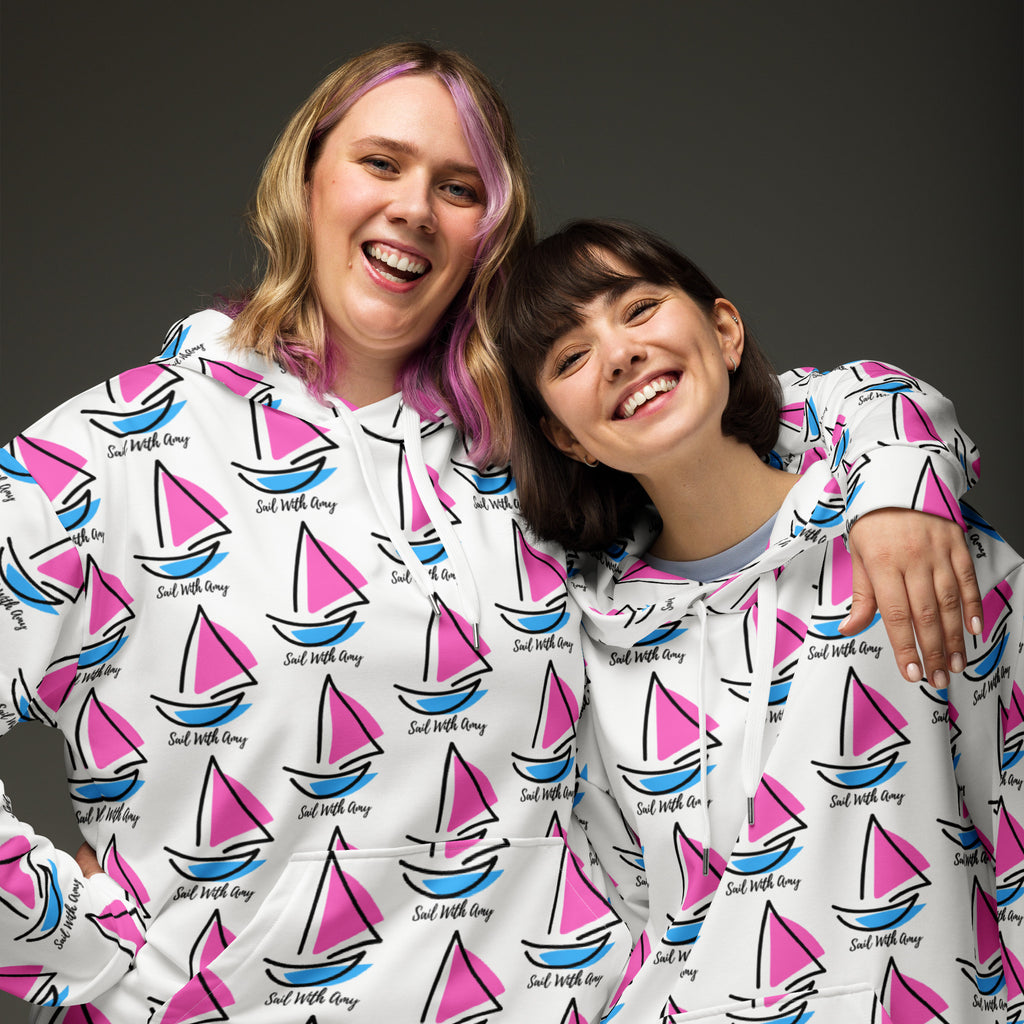 Sail with Amy - Unisex Hood - Free p&p Worldwide