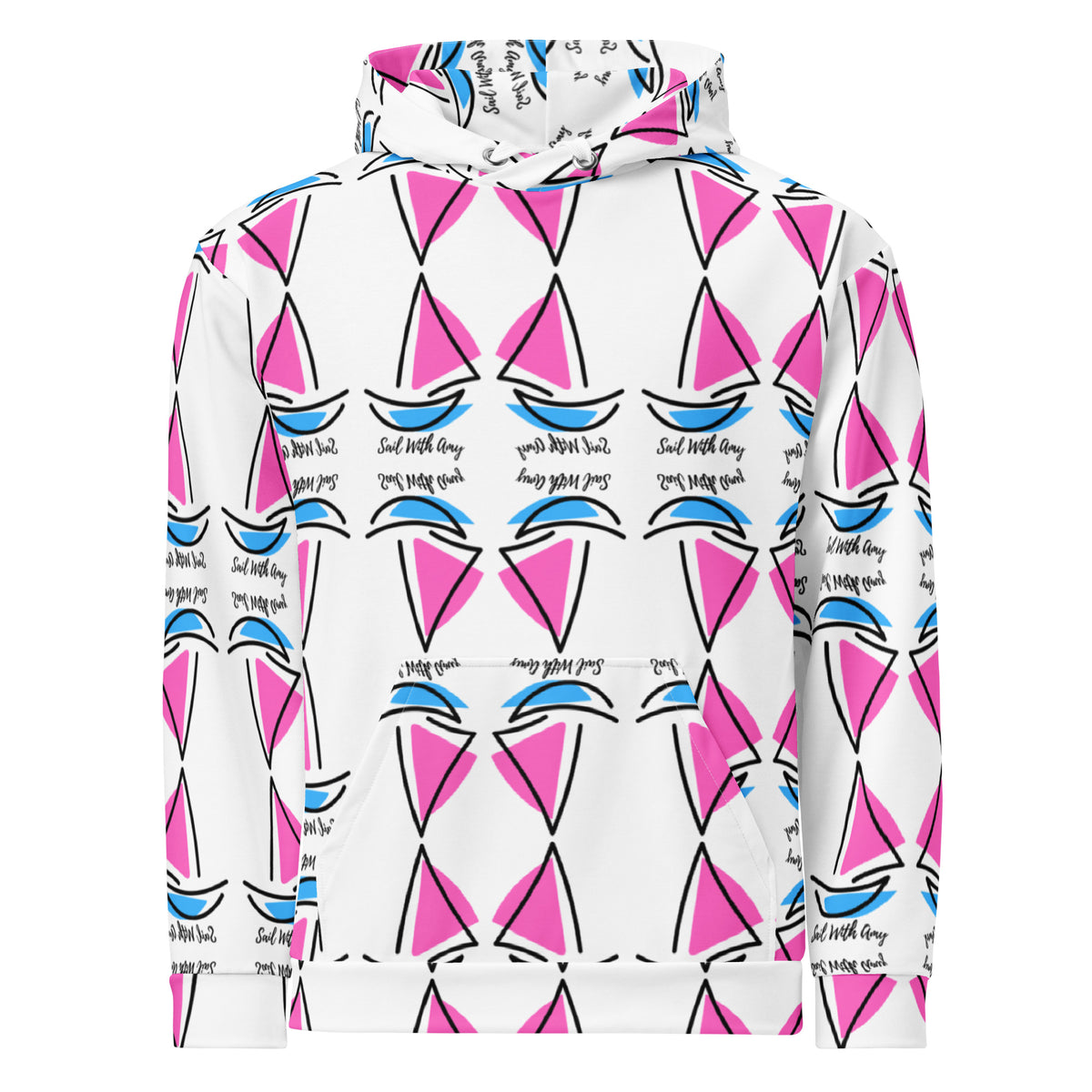 Sail with Amy - Unisex Hood - Free p&p Worldwide