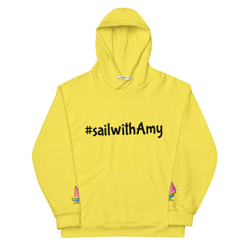 Sail with Amy - Unisex Hood - Free p&p Worldwide