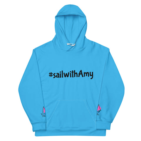 Sail with Amy - Unisex Hood - Free p&p Worldwide