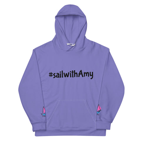 Sail with Amy - Unisex Hood - Free p&p Worldwide
