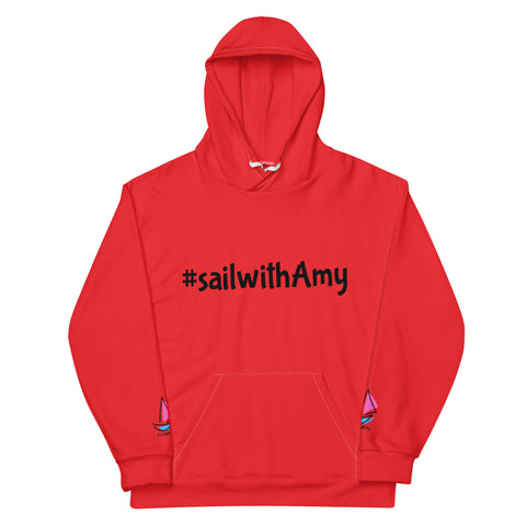 Sail with Amy - Unisex Hood - Free p&p Worldwide
