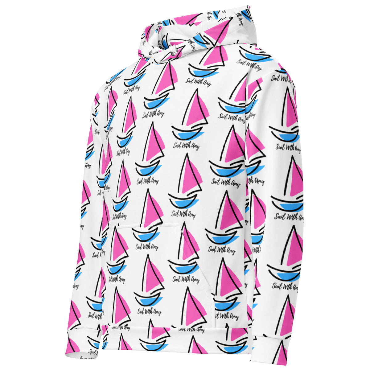 Sail with Amy - Unisex Hood - Free p&p Worldwide