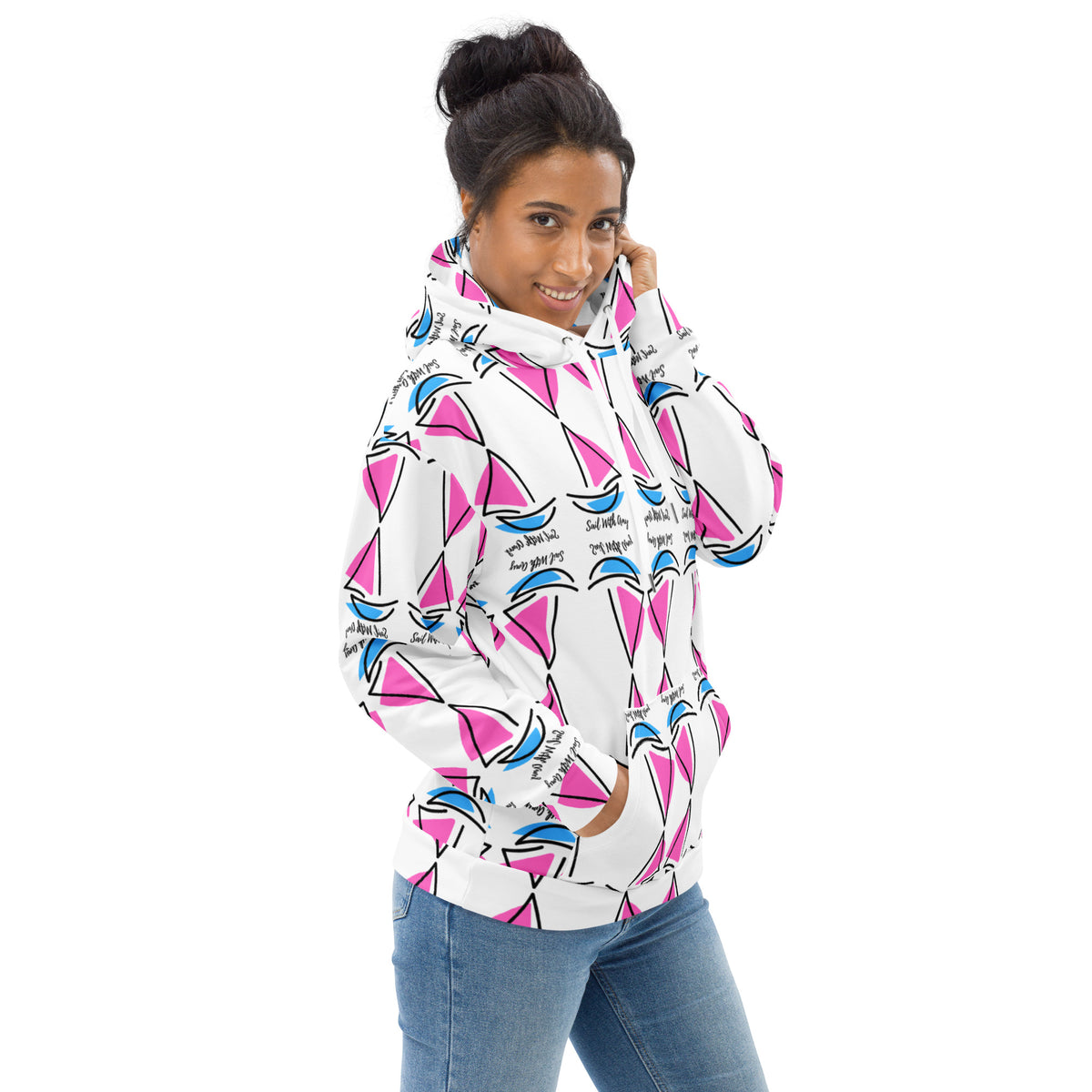 Sail with Amy - Unisex Hood - Free p&p Worldwide