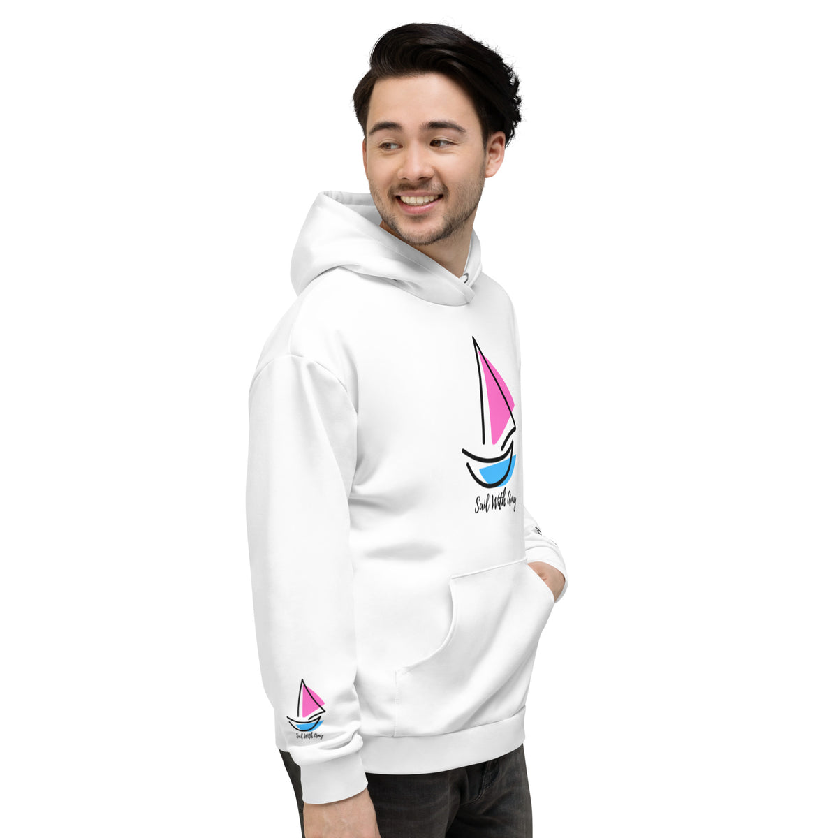 Sail with Amy - Unisex Hood - Free p&p Worldwide