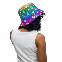 The Daisy Collection Reversible bucket hat - FREE p&p Worldwide