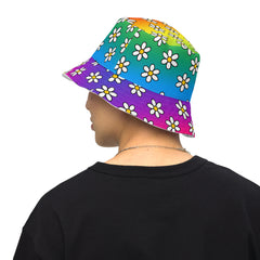 The Daisy Collection Reversible bucket hat - FREE p&p Worldwide