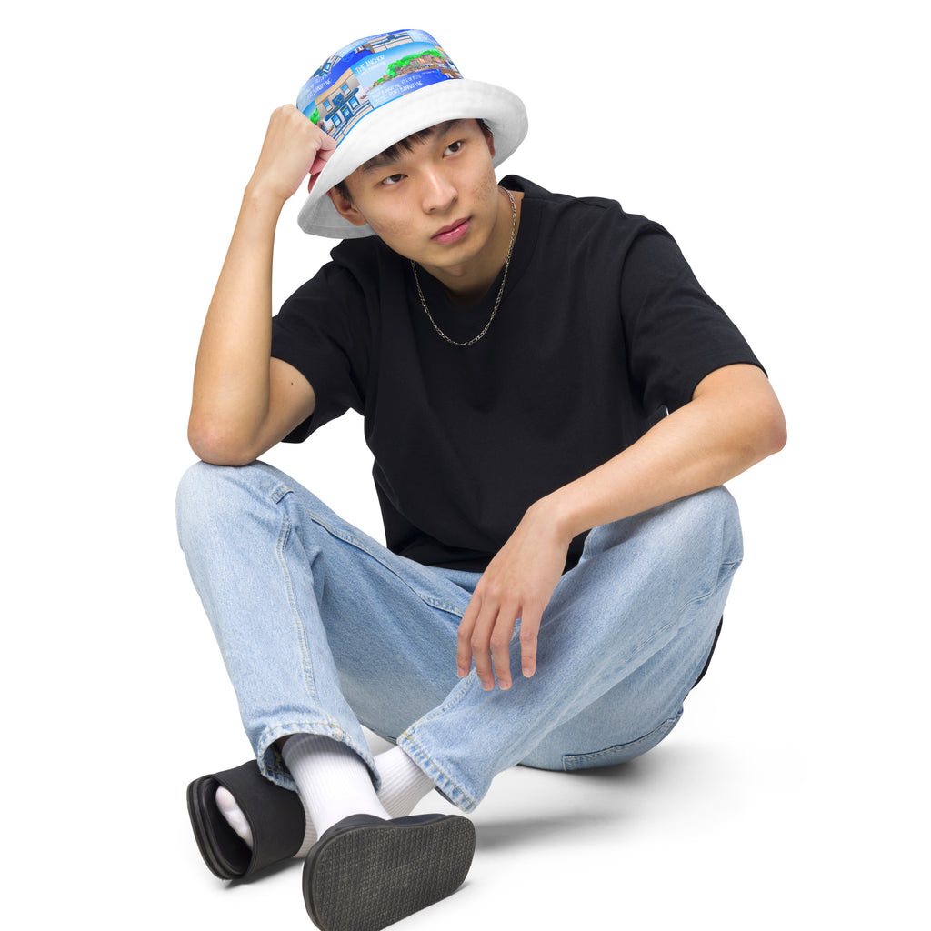 The Anchor Port Bannatyne Reversible bucket hat