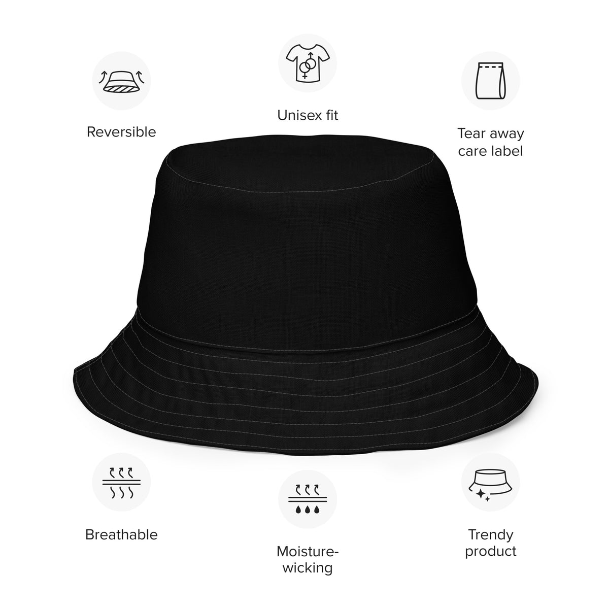 Isle of Bute Reversible bucket hat - Free p&p Worldwide