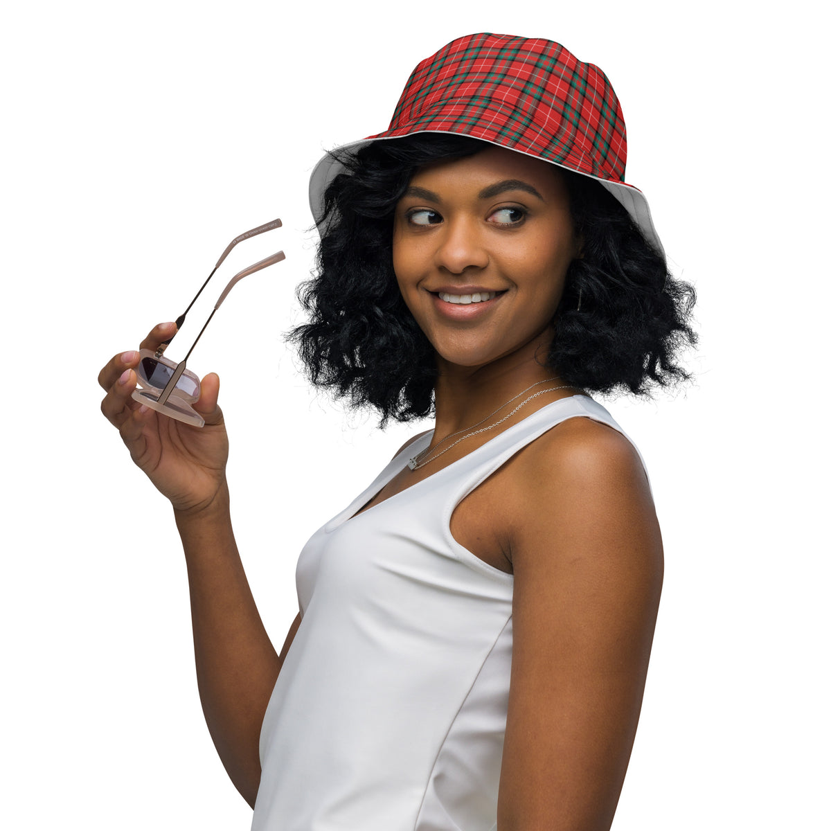 Royal Stuart Tartan Reversible bucket hat #2