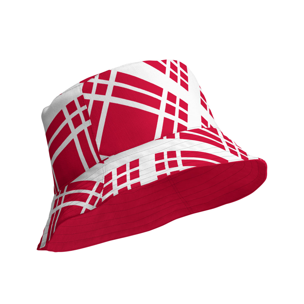 Kames Bay Red Tartan Reversible bucket hat
