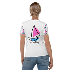 Sail with Amy - Women's T-shirt - Free p&p Worldwide
