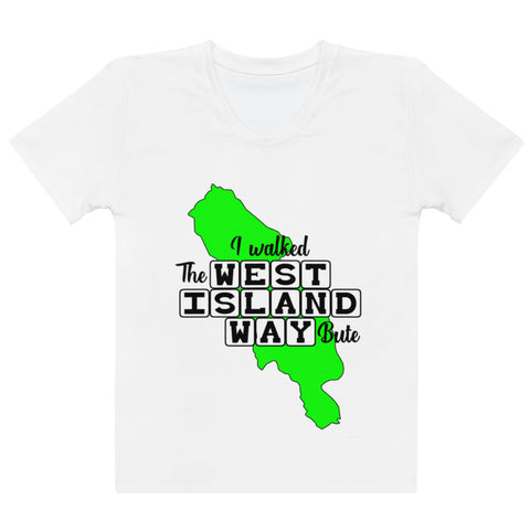 I walked the West Island Way Women's T-shirt FREE p&p Worldwide