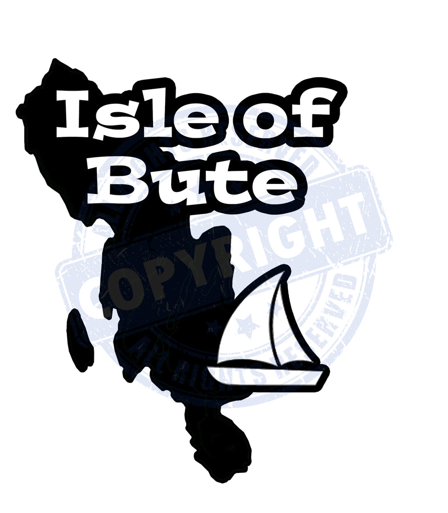 Isle of Bute Boat Decal - free p&p UK