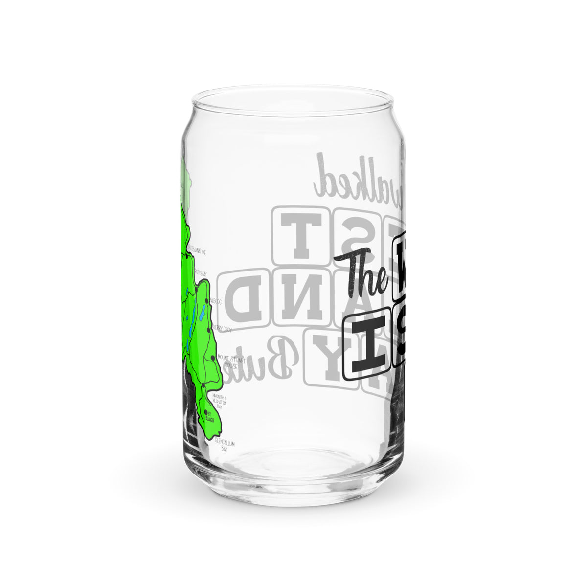 West Island Way Can-shaped glass