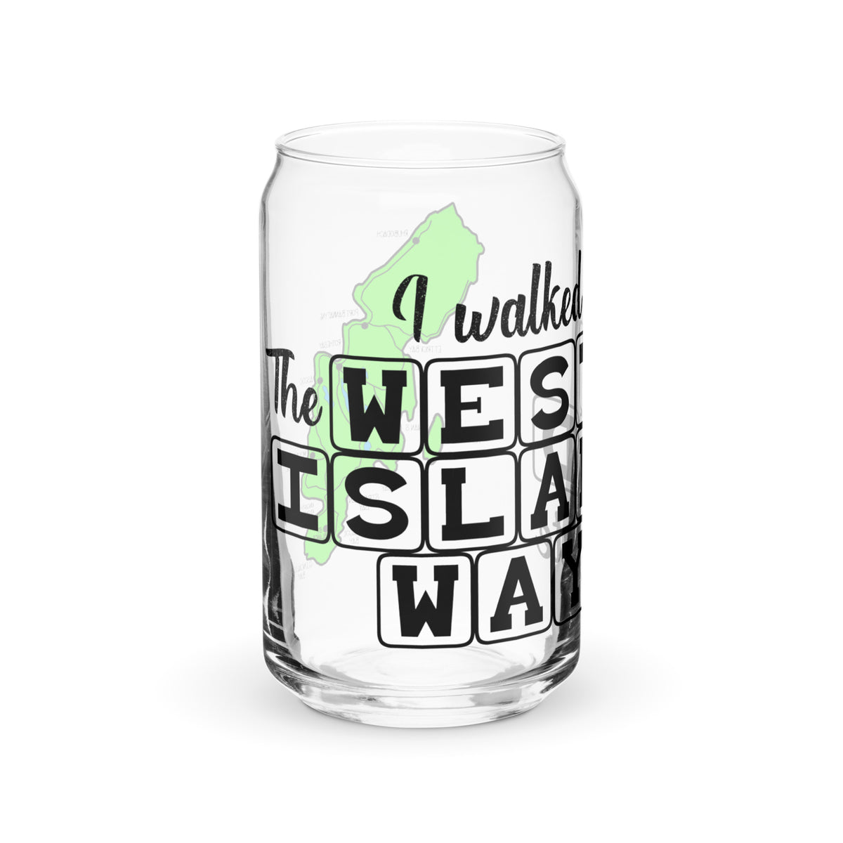 West Island Way Can-shaped glass