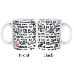 Port Bannatyne Typography Mug | Isle of Bute