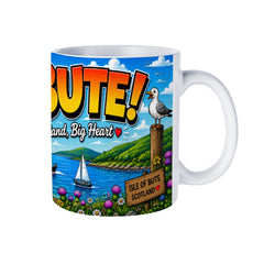 I Love Bute Mug | Colourful Isle of Bute Souvenir